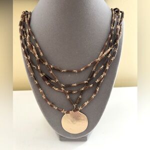 J.Jill Beaded Pendant Necklace